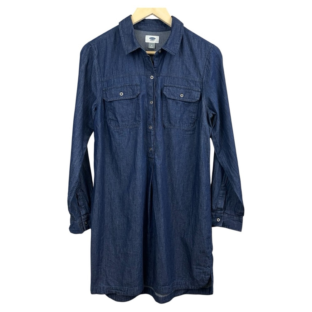 Old Navy Blue Long Sleeve Dress